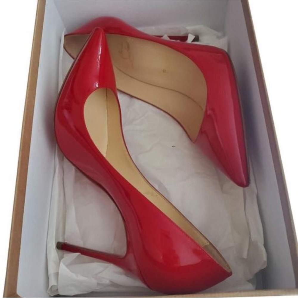 Like new CL red decolette 100mm